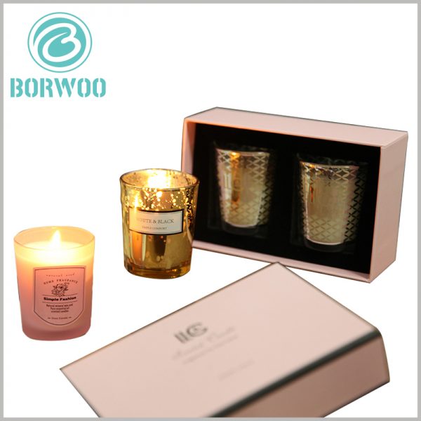 Cardboard candle jars packaging wholesale. Custom packaging design is closely related to the target customer group, and the appearance of candle packaging attracts customers' attention.
