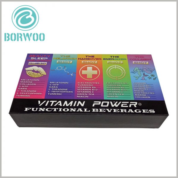 custom food boxes for beverage packaging. CMYK printing and other printing processes, improve the content of the package of richness and appeal.