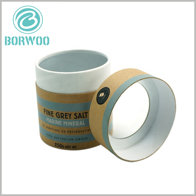 custom paper tube packaging with windows. Food grade paper tube packaging has aluminum foil on the inner wall of the tube, the main purpose is to dry the inside of the paper tube.