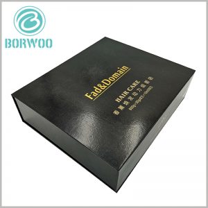 hair care product packaging boxes wholesale. Through the stamped text, we can quickly understand the type and quantity of products inside the package.