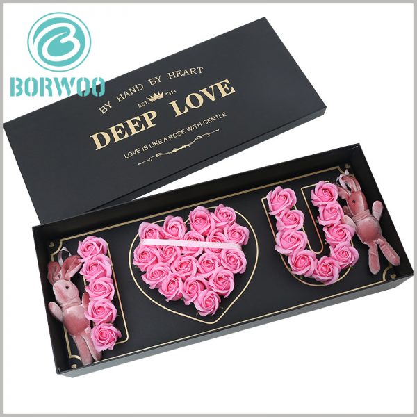 lover flower gift boxes with logo wholesale