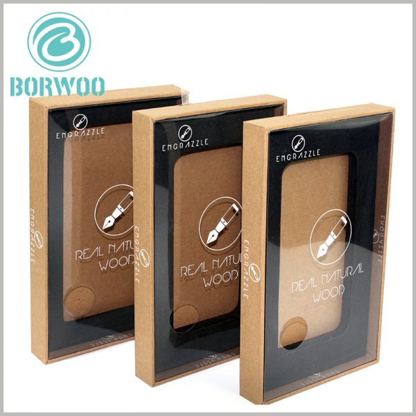 tempered glass screen protector packaging boxes. The lid of the customized packaging is entirely made of transparent PVC film as the raw material, which improves the visibility of the packaging