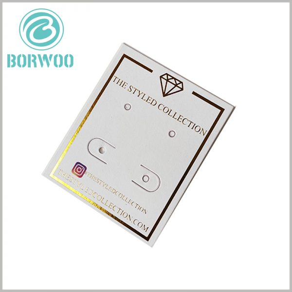 white jewelry hang tags wholesale. Paper hangle tags can be completely biodegradable, compostable, 100% recyclable, and will not harm the environment.