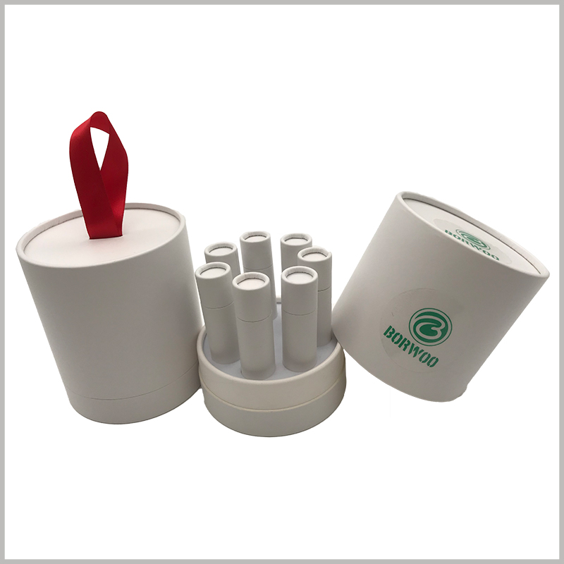 0.3Oz lip balm tube packaging and gift boxes with robbin