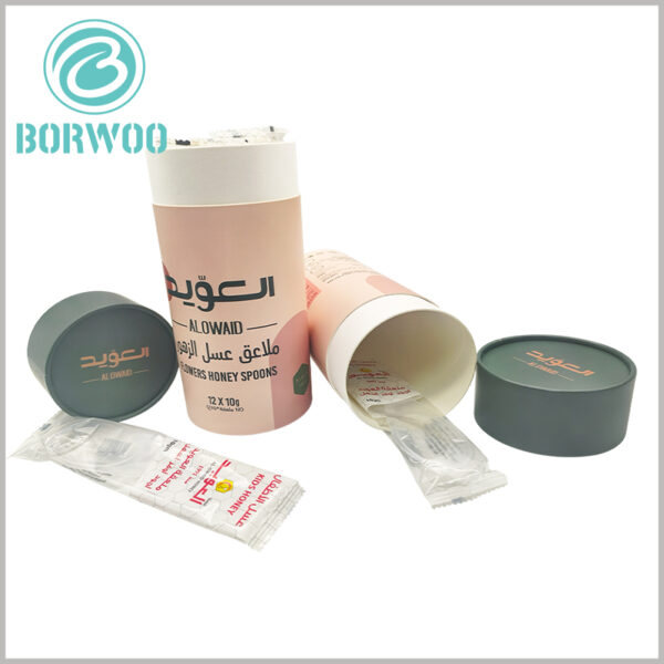 12 honey spoon packaging tube custom,Customize the size based on your spoon capacity and desired quantity per tube.