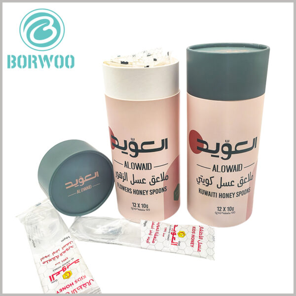 12 honey spoon packaging tubes with printed wholesale