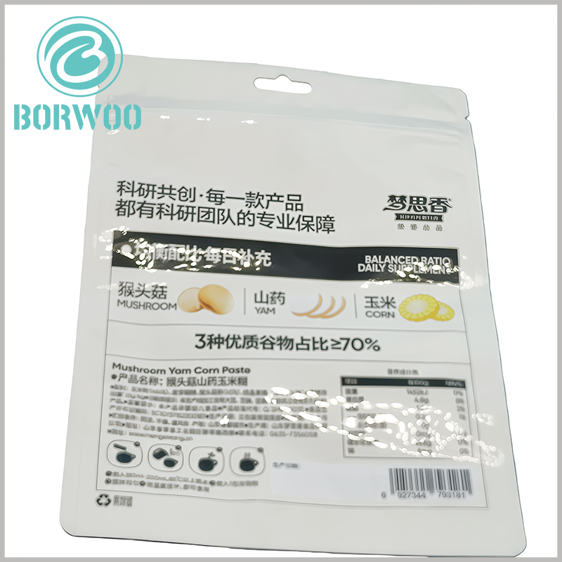 180g Stand-Up Breakfast Corn Paste Pouch | Wholesale Retail Display Packaging