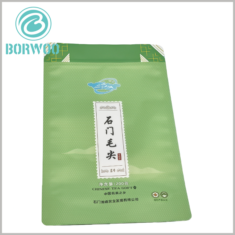 200g Wholesale Loose Leaf Tea Stand-Up Pouch | Recyclable Eco-Friendly Tea Packaging