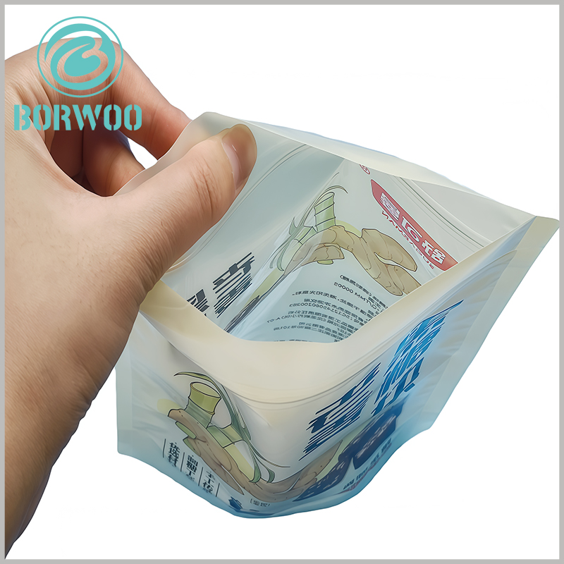 250g Eco-Friendly Ginger Black Sugar Cubes Pouch | Recyclable Food Grade Stand-Up Bag