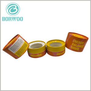 250g soap bomb packaging tube wholesale, custom paper tube packaging paper card insert can choose whether to print content