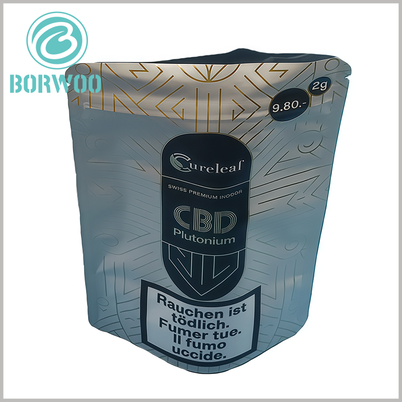 Child Resistant 2g Mylar Pouches | Secure & Regulation-Compliant CBD Packaging Solution