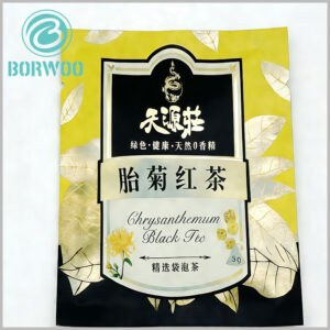 3g Custom Chrysanthemum Black Tea Bags | Sustainably Sourced Ingredients | Healthy, Aromatic Beverage for All Ages