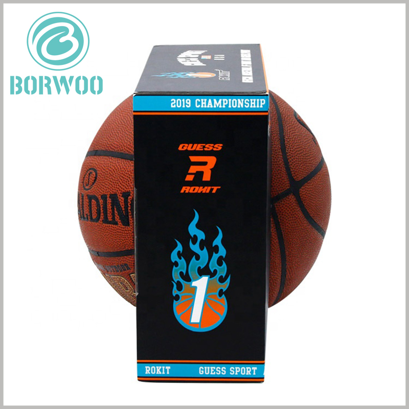 Cheap corrugated sports packaging for basketball. Customized packaging can use the content formed by CMYK printing to promote products and brands.