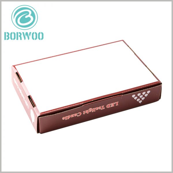 Corrugated paper packaging boxes. The bottom of the printed corrugated paper has a buckle position, which can make the packaging and sealing firmly fixed