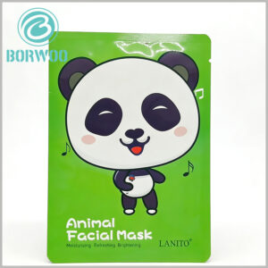 Custom Animal Print Facial Mask Pouch | Leak-Proof Foil Pouch for Sheet Masks