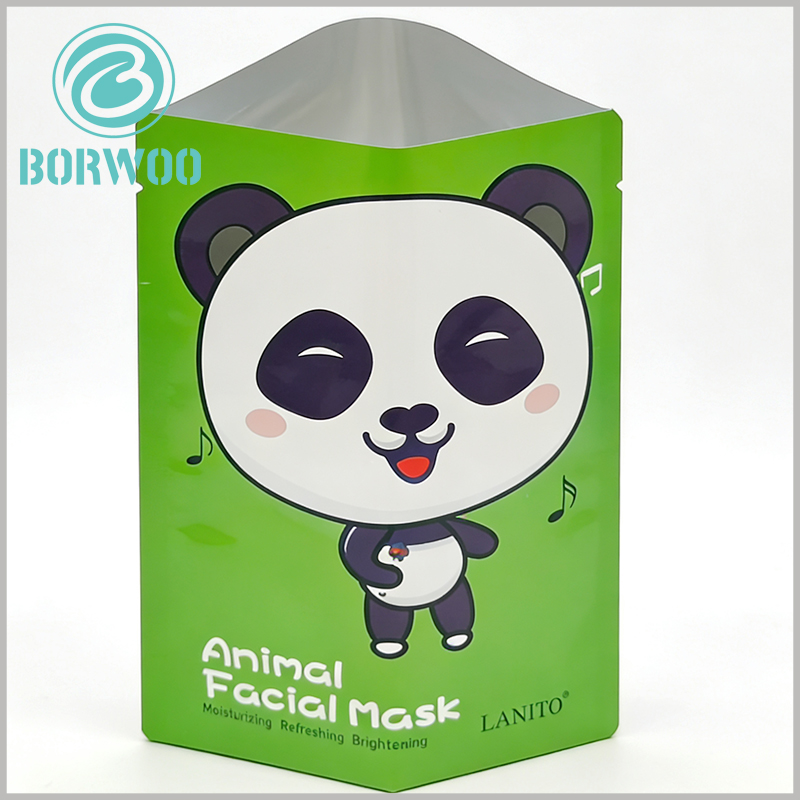 Custom Animal Print Facial Mask Pouch | Eco-Friendly Recyclable Skincare Packaging