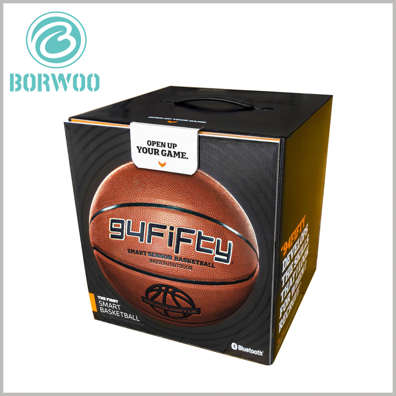 Custom High-end Basketball Packaging boxes. Square basketball packaging boxes can completely seal the product to prevent external dust and other factors from affecting the brand-newness of the product.