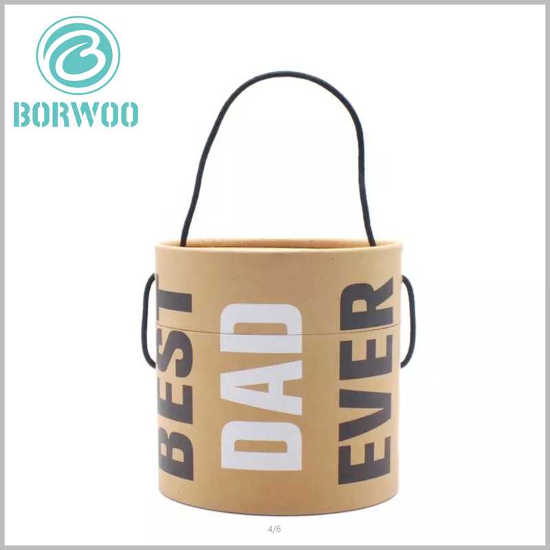 Custom Large diameter kraft paper tubes packaging with rope