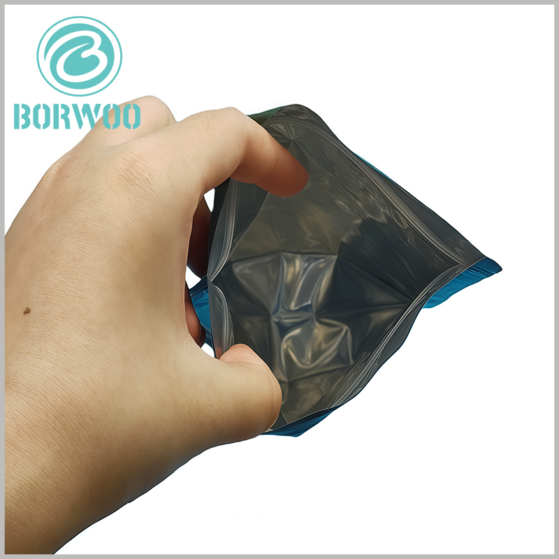 Custom Matte Green Zipper Pouch with Owl Print – Premium Printed Pouch for Brand Packaging