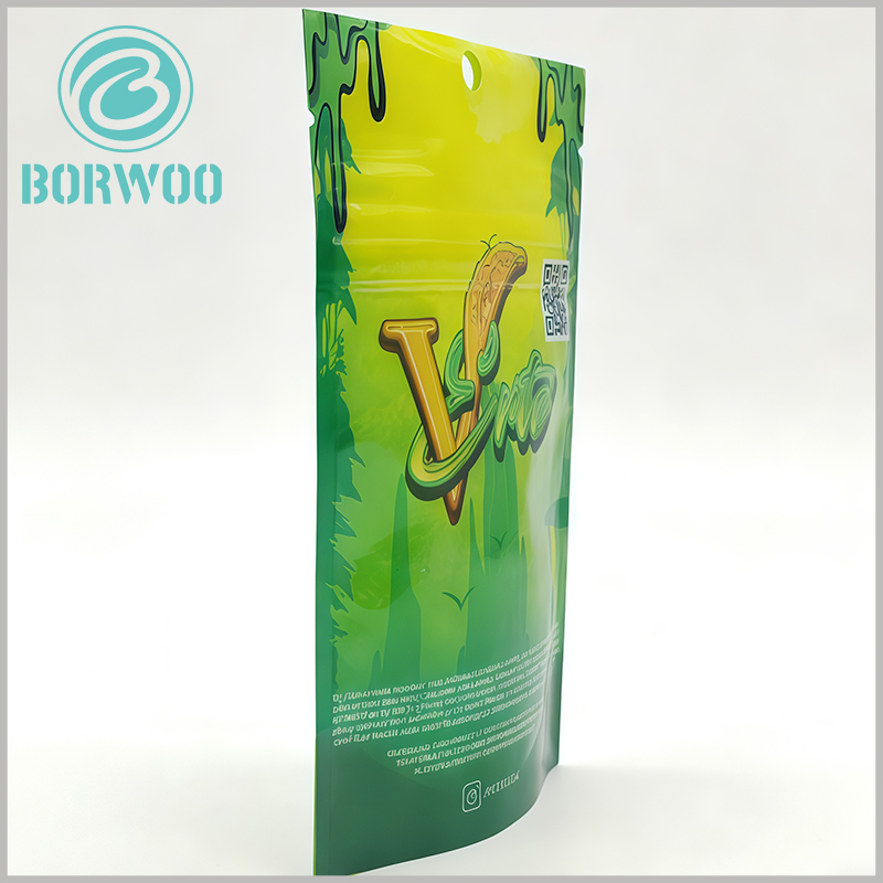 Custom Printed Child Resistant Mylar Stand Up Pouch | Compliant Dispensary Packaging