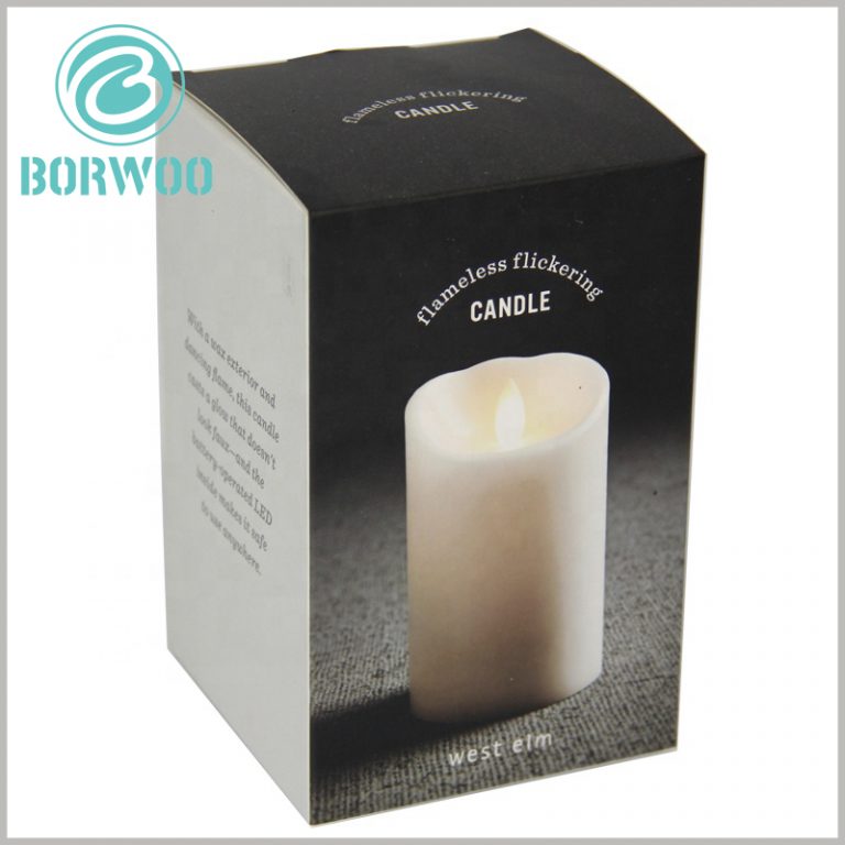 Foldable cheap candle boxes packaging wholesale