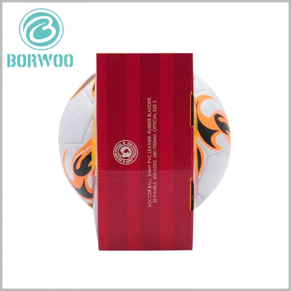 Football packaging boxes with printed. Customized corrugated paper packaging has excellent load-bearing capacity and is one of the best choices for football packaging