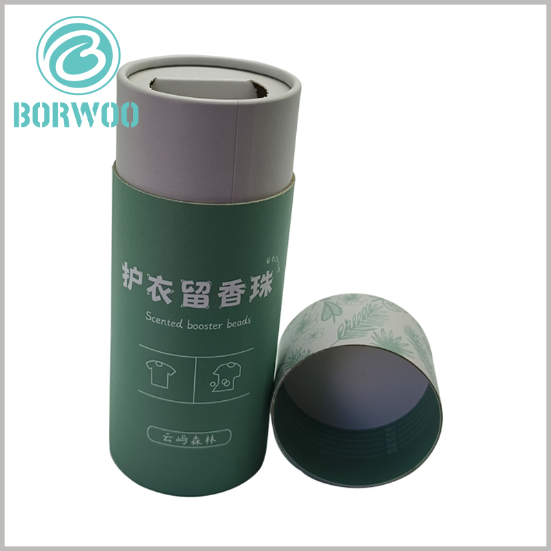 Laundry detergent beads packaging paper tube with printed