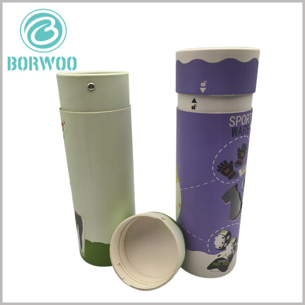 Paper tube packaging with lock and window,We install a small raised metal dot on the top of the inner tube of the paper tube, which can act as a small lock.