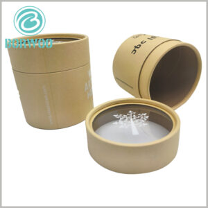 Perfume packaging tube with top window with printed, customized pavilion packaging can print product and brand related content to achieve the desired publicity effect