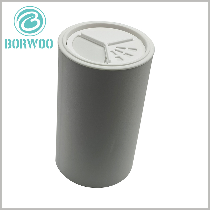 Powder Or Salt paper tube with plastic sifter lid