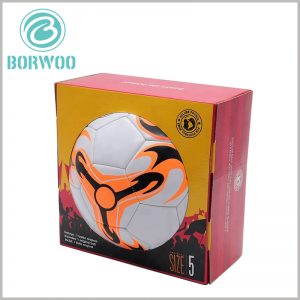 Printable Football packaging boxes, The differentiated printed content will make product packaging unique and attractive.