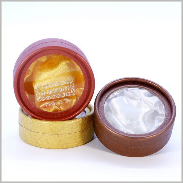 Custom jewelry packaging Small round cardboard boxes
