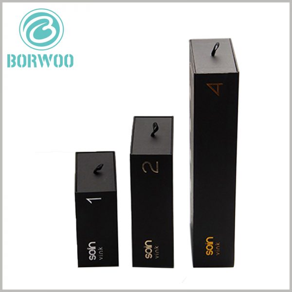 black cardboard candles boxes packaging. Hard cardboard candle box packaging has strong characteristics, which can effectively protect the products inside the packaging.