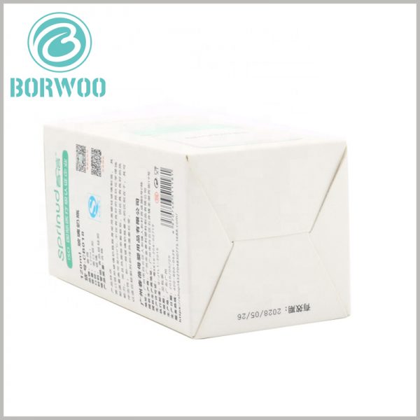 cheap feeding bottle packaging boxes wholesale. Easy to fold cardboard packaging, the product packaging can be folded when the packaging is empty.