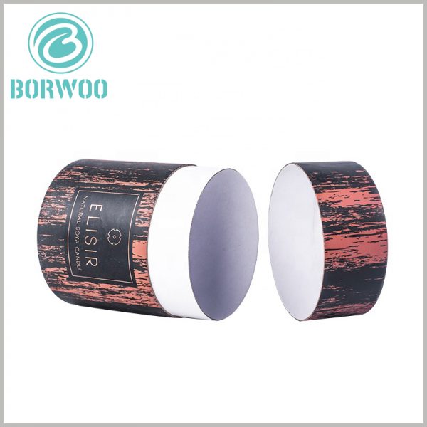creative paper tube packaging boxes for candles.Custom round cardboard boxes with lids, with unique packaging design and visual sense, will be able to stand out on the shelf