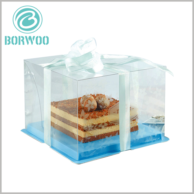 Custom clear store plastic box