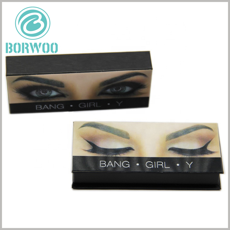 custom creative empty lash boxes with logo. The creative design makes the cardboard eyelash boxes unique, creative, and can quickly help the brand build its image.