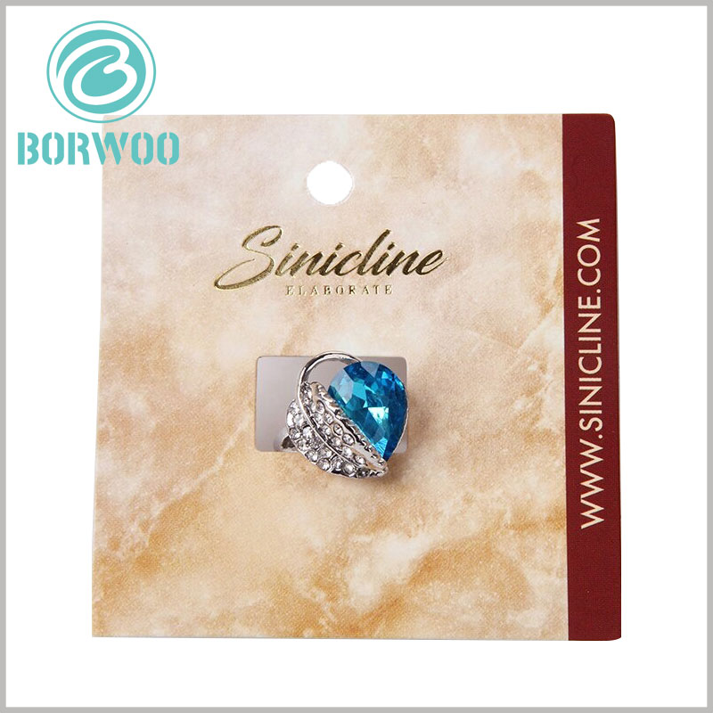 custom creative jewelry hang tags wholesale.Customized jewelry labels have many advantages and can form a good display of products.