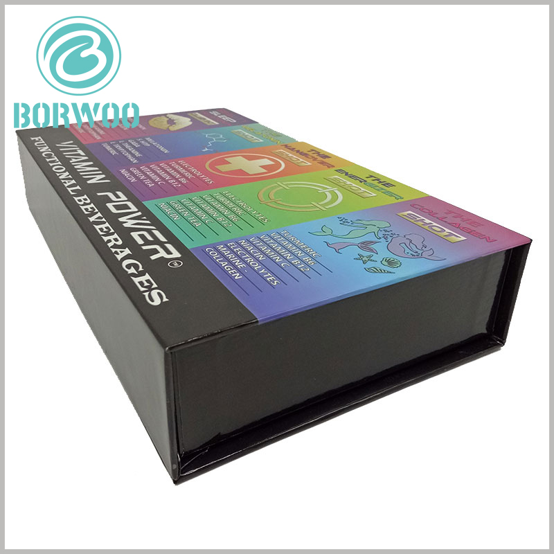 custom food boxes packaging for beverage. Hard cardboard gift boxes have a high load-bearing capacity and can meet the load-bearing requirements of products for packaging.