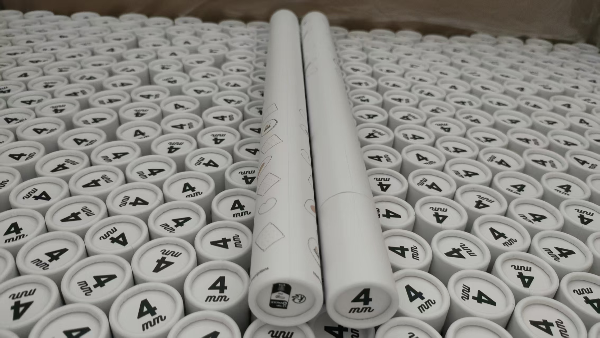 custom printed ruler packaging tube boxes with logo wholesale