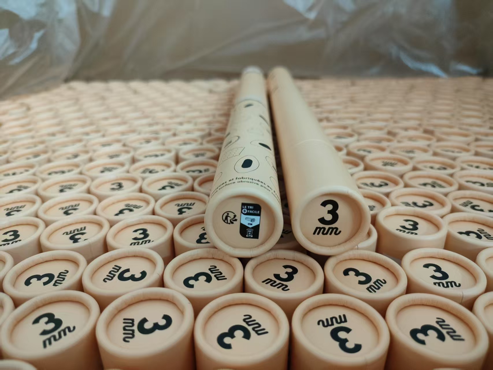 custom ruler packaging tube boxes with logo wholesale