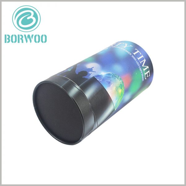 cylinder packaging for LED rotating light. Custom round boxes have unique content, which can integrate the characteristics of LED revolving lights into product design, making it easier for customers to understand products through packaging.