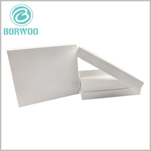 high end face mask packaging gift boxes with logo wholesale.Debossed logo on lid and side panels (no color fill required)