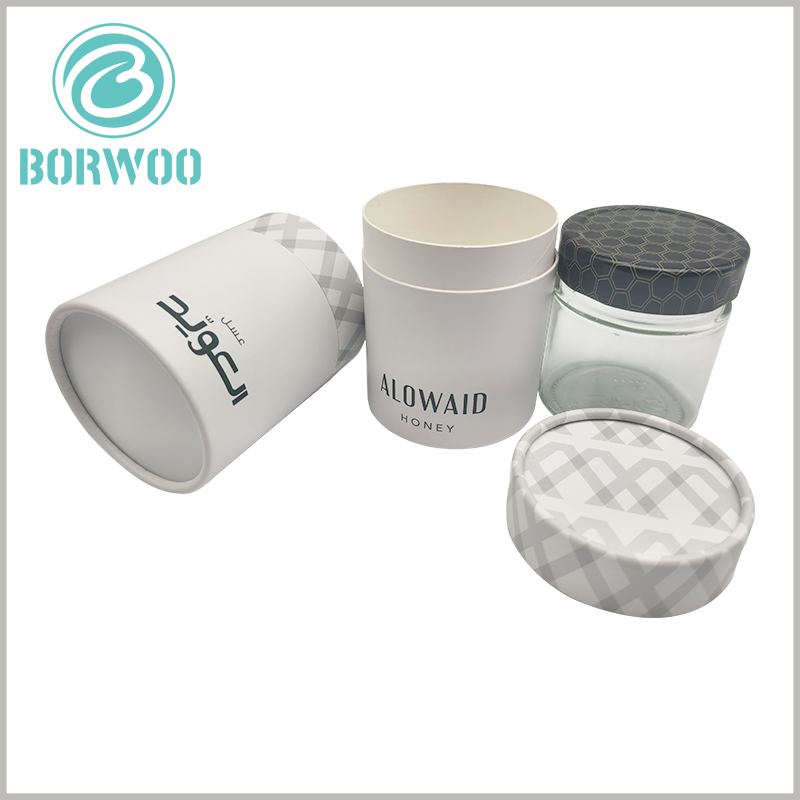 Honey jar packaging tube boxes, unique printing content can have a better publicity effect on products and brands.