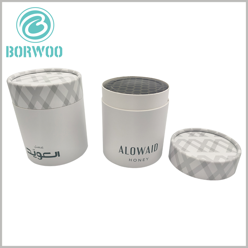 honey jar packaging tubes wholesale, customized paper tube packaging size can make the product and packaging perfectly match