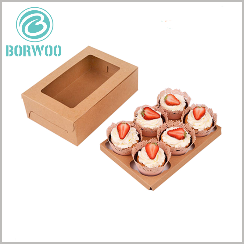 Buy Wholesale China Cupcake Boxes, Food Grade Kraft Cupcake