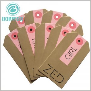 kraft paper hang tags wholesale