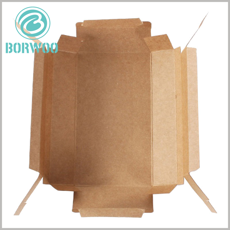 kraft paper packaging wholeale. Kraft paper boxes are foldable and can be printed with specific content to reflect product differentiation.