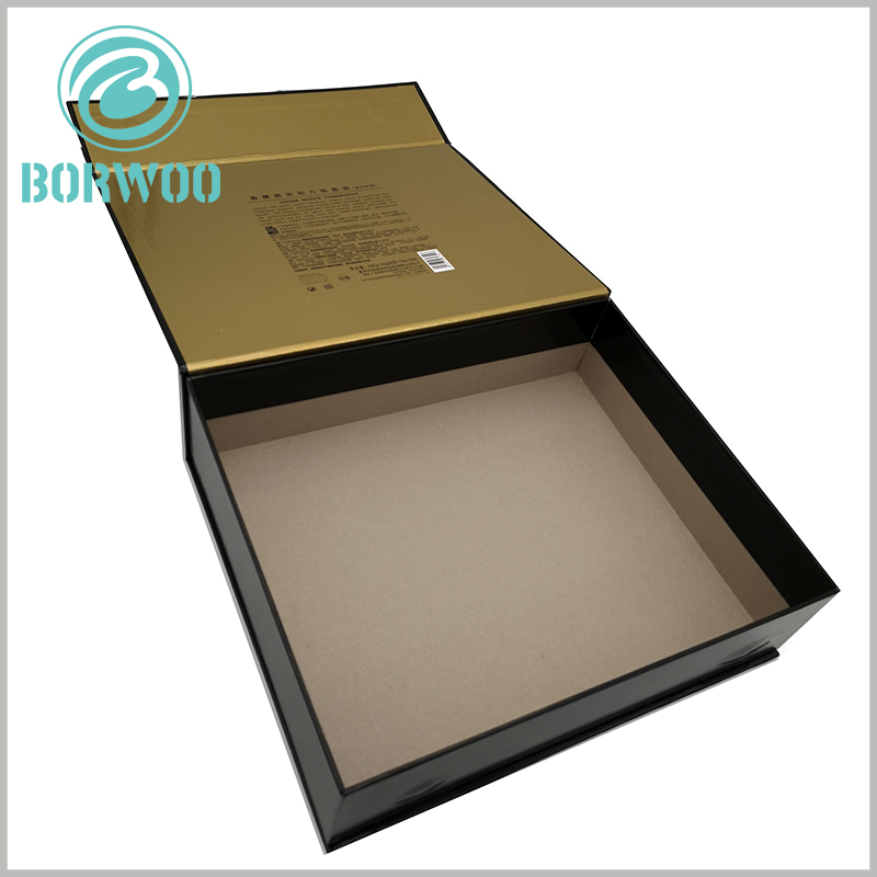 large hair care product packaging boxes. A detailed product description is printed on the inside of the lid of the customized box, which will serve as a product explanation.