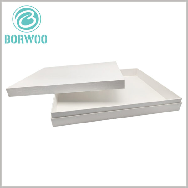 led face mask packaging boxes with logo wholesale, the whole box inside and outside are completely covered with white kraft paper